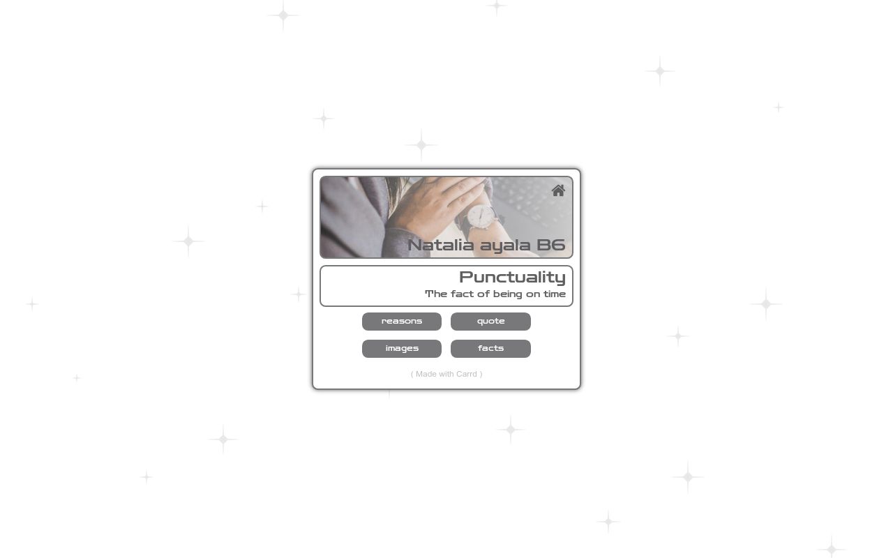 Carrd profile picture for @punctuality